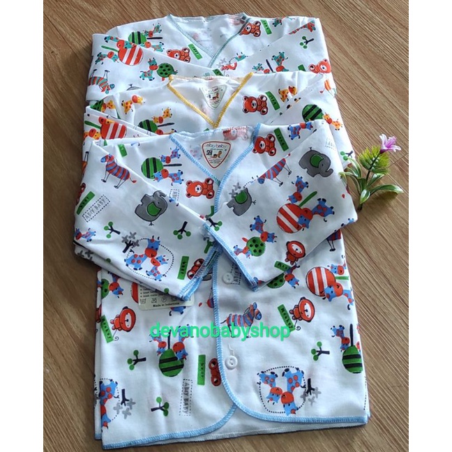 6PCS BAJU BAYI LENGAN PANJANG ABIY BABY-BAJU BAYI LENGAN PANJANG MURAH