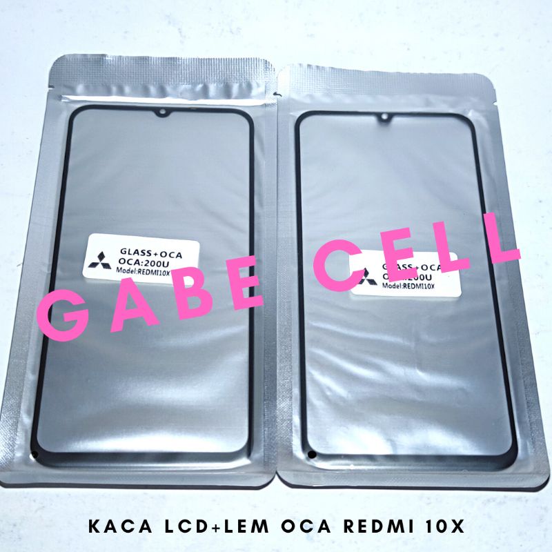 KACA DEPAN LCD+LEM OCA REDMI 10X 5G/REDMI 10X PRO 5G