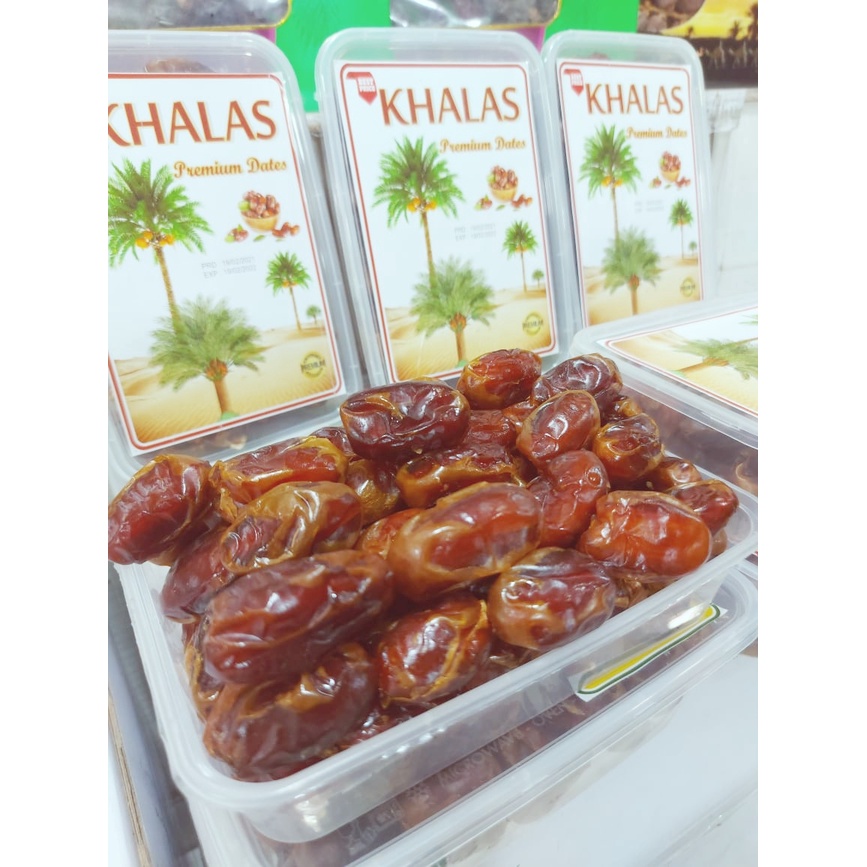 1 Kg Kurma Khalas | Kurma Kering Best Quality Premium//oleh oleh haji umroh//khlas assaad//khalas//