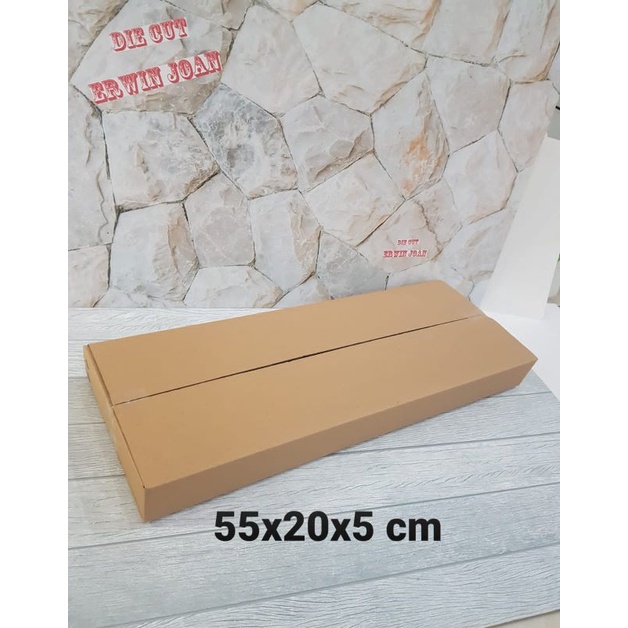 

Kardua / Box / uk. 55x20x5 cm / Karton packing polos baru ST