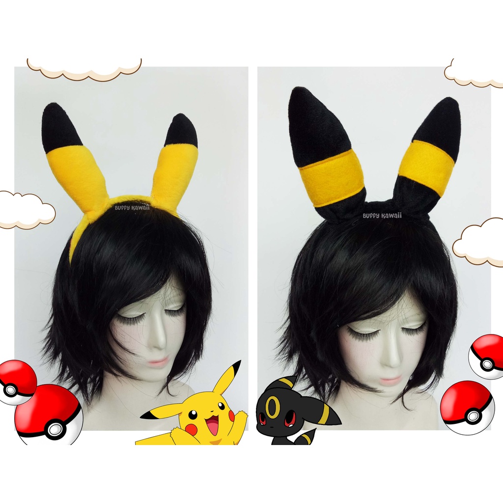 Bando pokemon cosplay pikachu umbreon game anime halloween costume party birthday gift pika cute