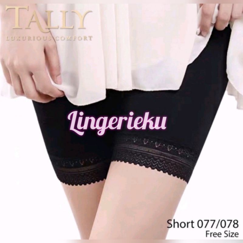 Tally 078 Short Pants Seamless Berpori Nylon Spandek