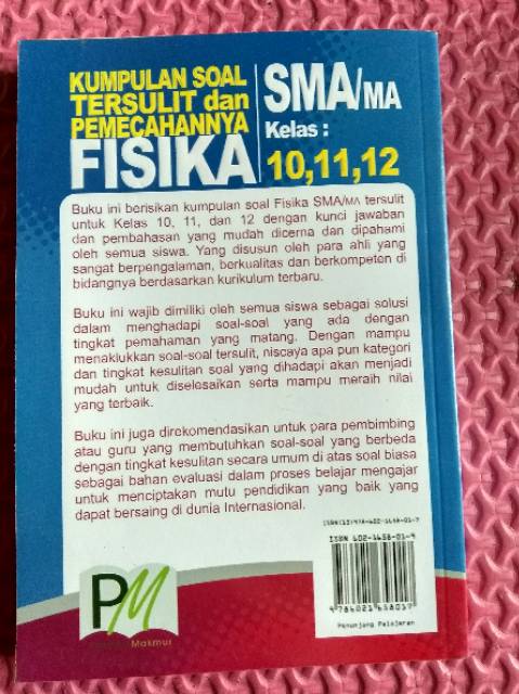 Kumpulan Soal Tersulit Dan Pemecahannya Fisika Sma Ma 10 11 12 Shopee Indonesia