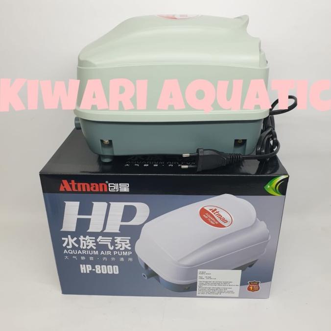 Atman HP 8000 Air Pump pompa Udara Aerator Kolam / Hidroponik HP8000