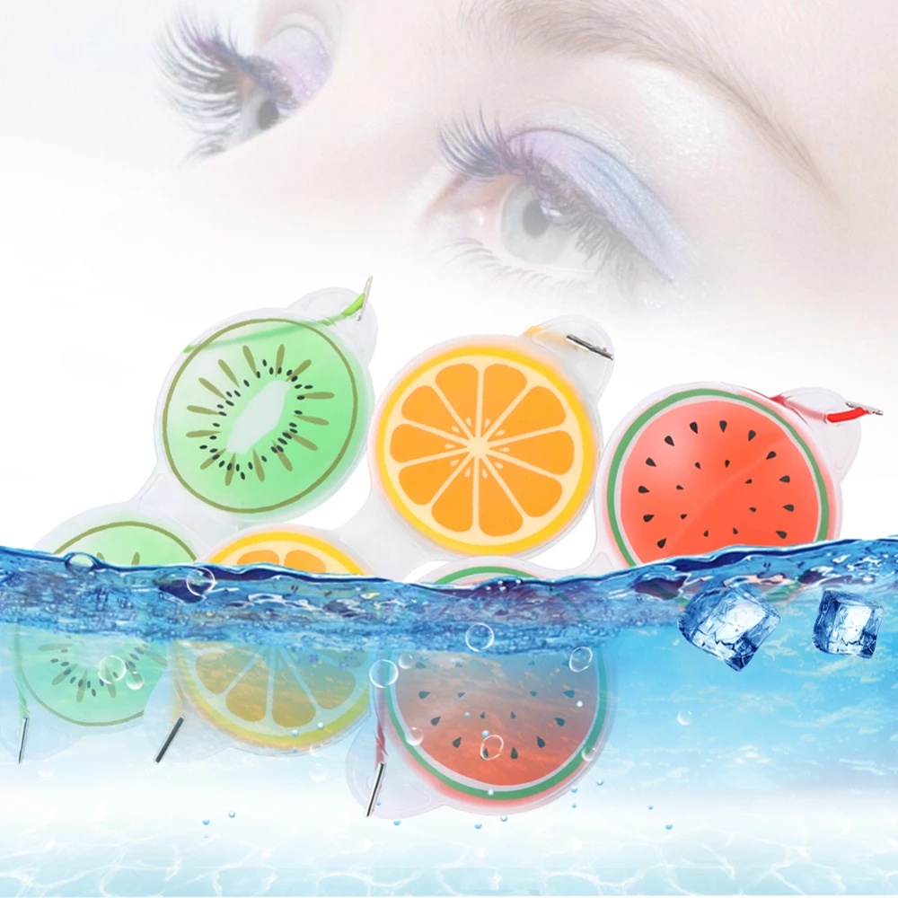 Summer Cute Fruit Pattern Soft Gel Ice Eye Mask / Relieve Fatigue Remove Black Eye Ice Packs /  Eye Protection Shading  Sleep Patch / Relaxation Sleeping Eye Mask