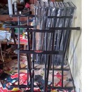 stand keyboard meja piano double