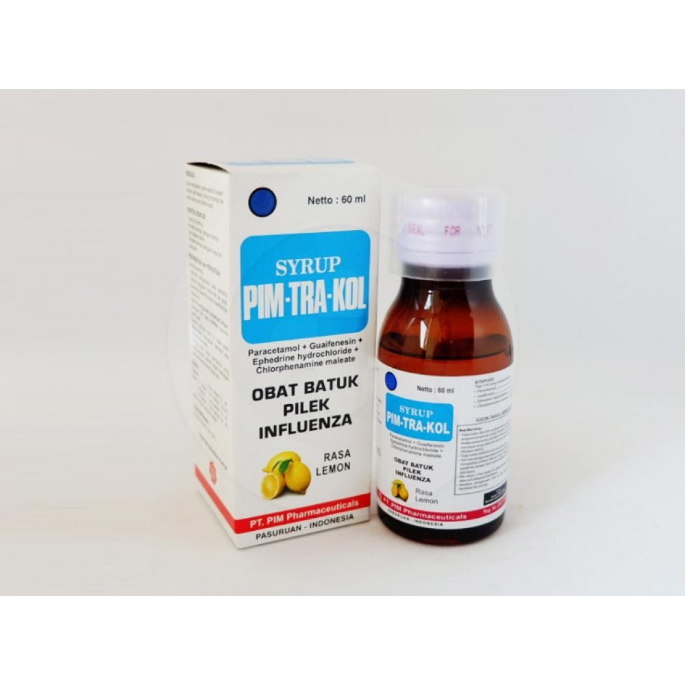 

Pimtrakol sirup 60ml Rasa Lemon