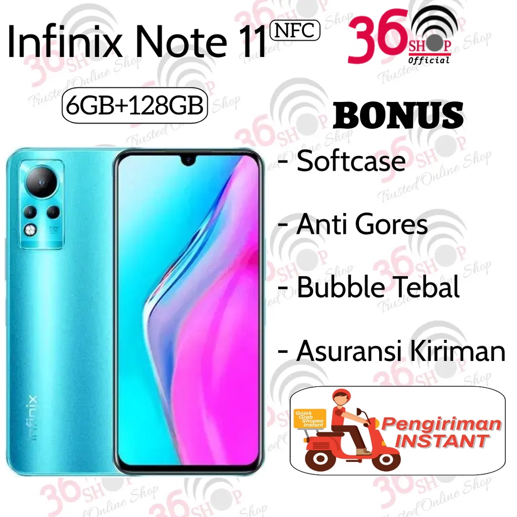 Infinix Note 11 [NFC] [6GB/128GB] + Note 11s [8GB/128GB] Garansi Resmi 1 Tahun