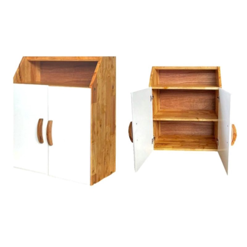 Kitchen Set Lemari Gantung Kayu Lemari Serbaguna Kabinet Dapur Kuat dan Kokoh (khusus wilayah Palemb