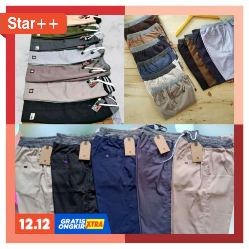 ⭐⭐⭐⭐⭐ CELANA CHINO PRIA WANITA REMAJA KEREN KETAT / Grosir celana pendek distro/celana chino pria