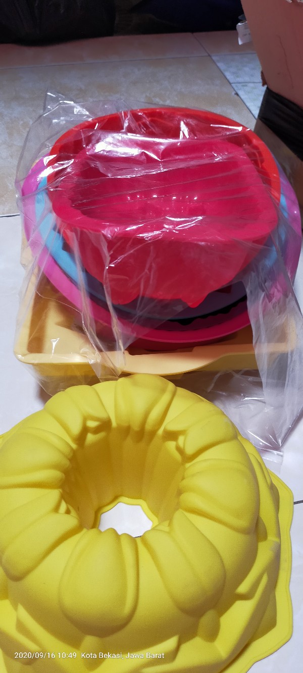 Cetakan Silikon Kue Bolu Puding Tulip Pan