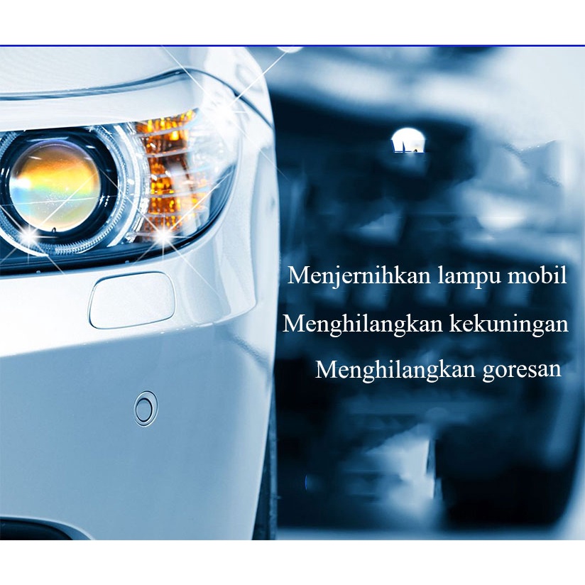 Headlight Polish Restorer Cairan Pembersih Kaca Mika Lampu Mobil Motor Pengkilap Headlamp Restore Repair Liguid Wax Kaca Mobil 30 ml