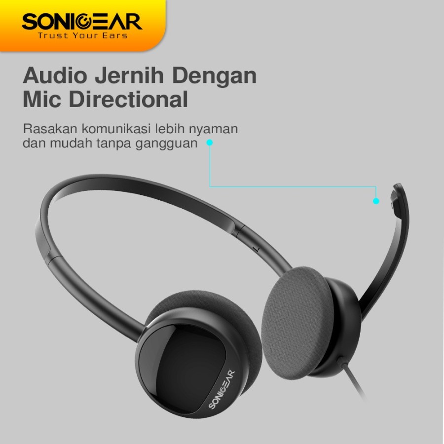 Headset SonicGear Xenon 1 Wired - Headphone SonicGear Xenon 1 Jack 3.5