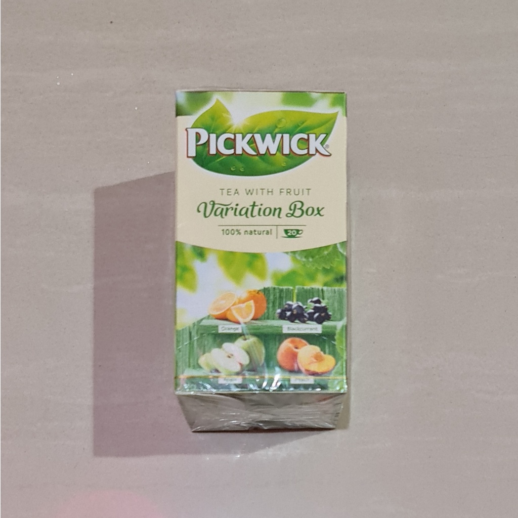 Teh Pickwick Tea with Fruit Green Variation Box 20 x 1.5 Gram