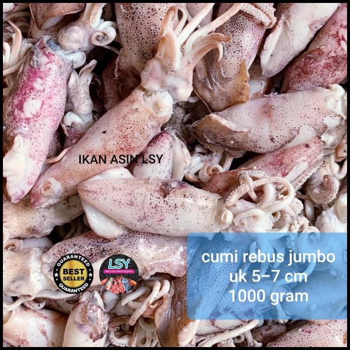 

Cumi Asin Rebus / Sotong Rebus Size Jumbo 1Kg