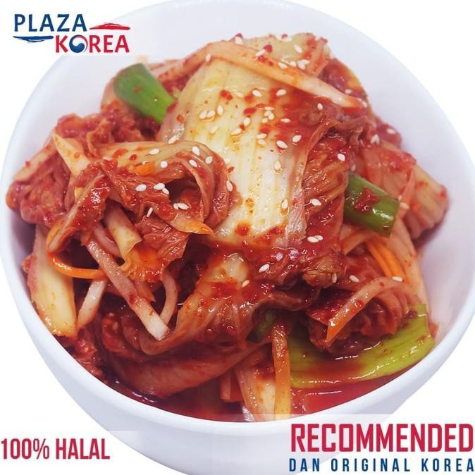 

PLAZA KOREA KIMCHI MIX SAWI WORTEL LOBAK FRESH 1000 GRAM-MAKANAN KOREA