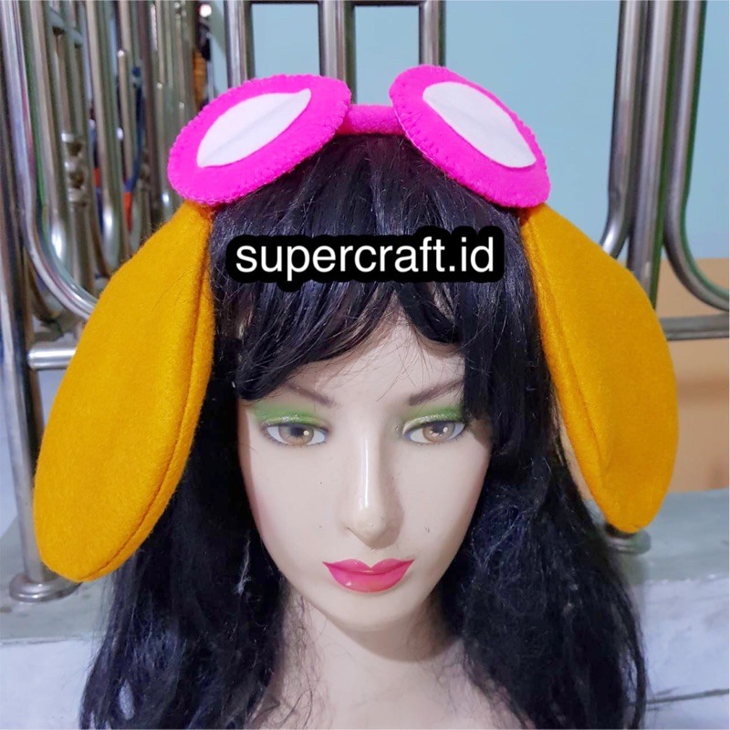 Bando Karakter Skye Paw Patrol Pink Bando Anjing Kostum Paw Patrol