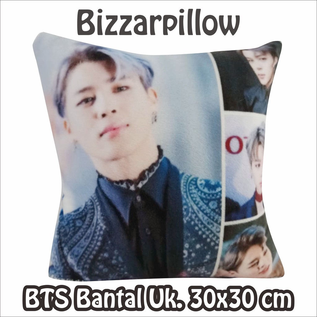 Bizzarpillow Bantal Foto Custom Fullprint 30x30 cm 1HARI JADI BZ060