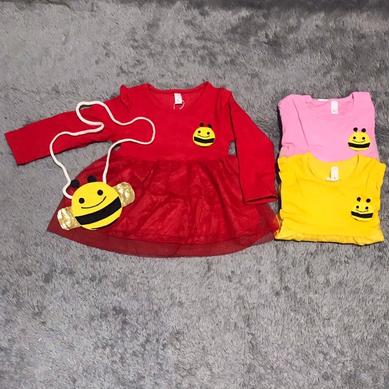 Dress Anak dan Bayi dengan Tas