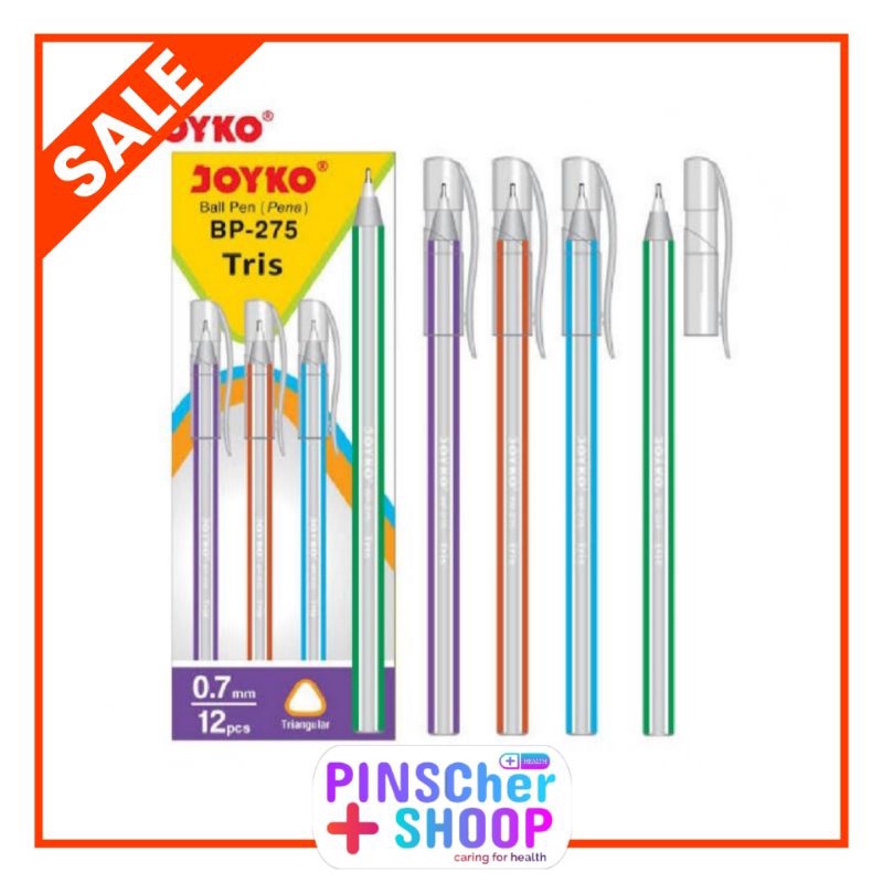 Pulpen Bolpoint JOYKO Bp 275 TRIS (12 pcs/pak)