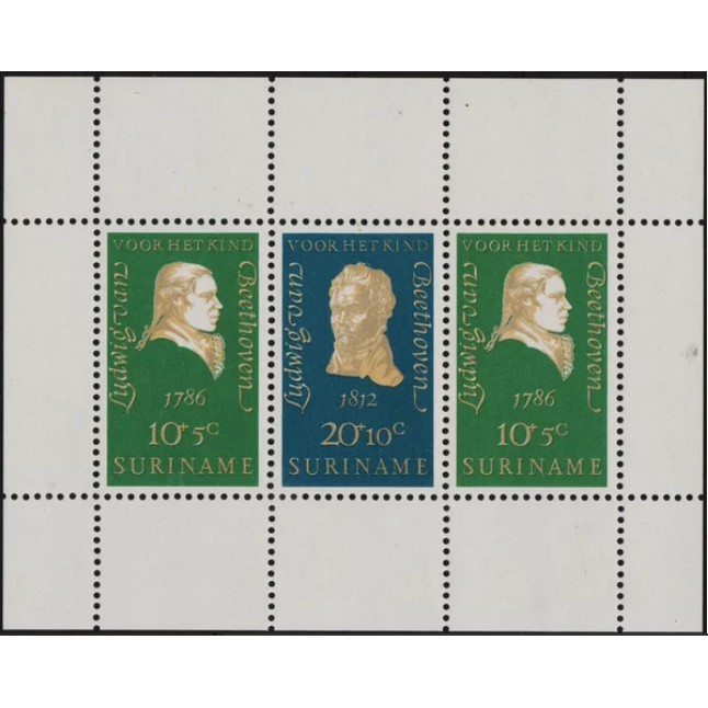 

Perangko Filateli suriname 25.10.1970 child welfare - The 200th Annivers