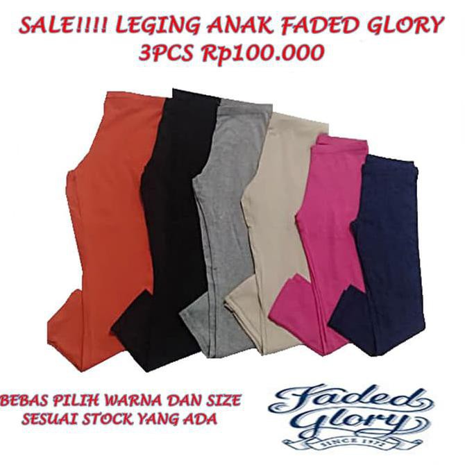Celana Leggings Panjang anak Remaja Faded Glory Branded Original Murah