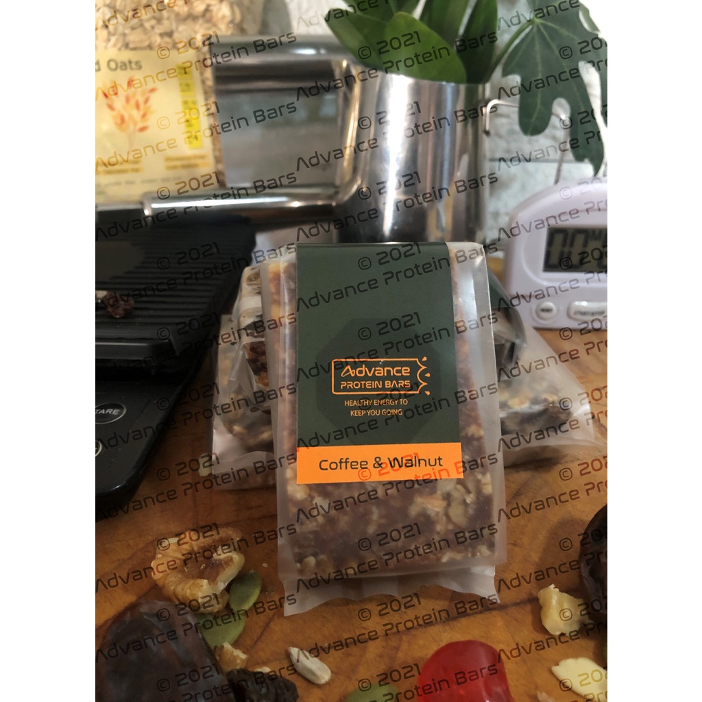 

Advance Protein Bars - Coffee & Walnut flavour. 6 in a box Weight 90g or more...