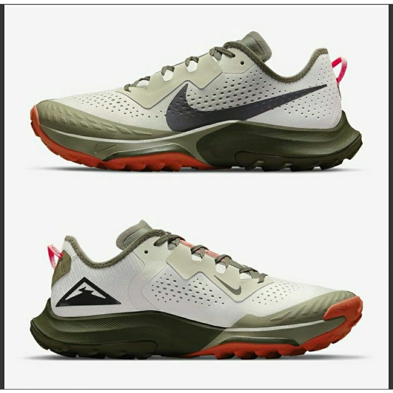 Sepatu Nike Trail Terra Kiger 7 Light Bone Olive Black Buat Cowok