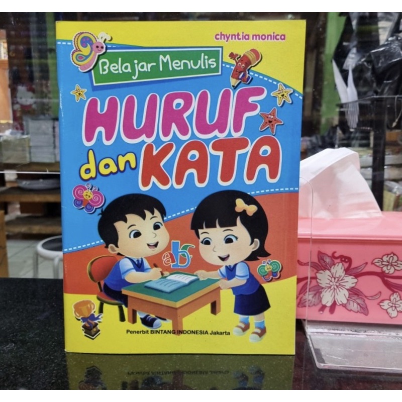 Buku Belajar menulis huruf dan kata