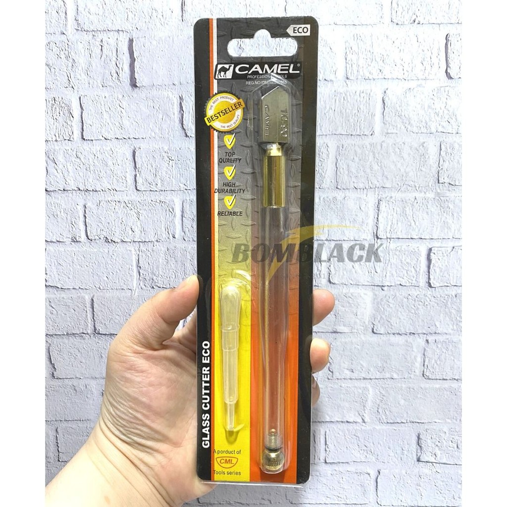 Alat Pemotong Kaca CAMEL Glass Cutter Pisau Potong Kaca Keramik BENING