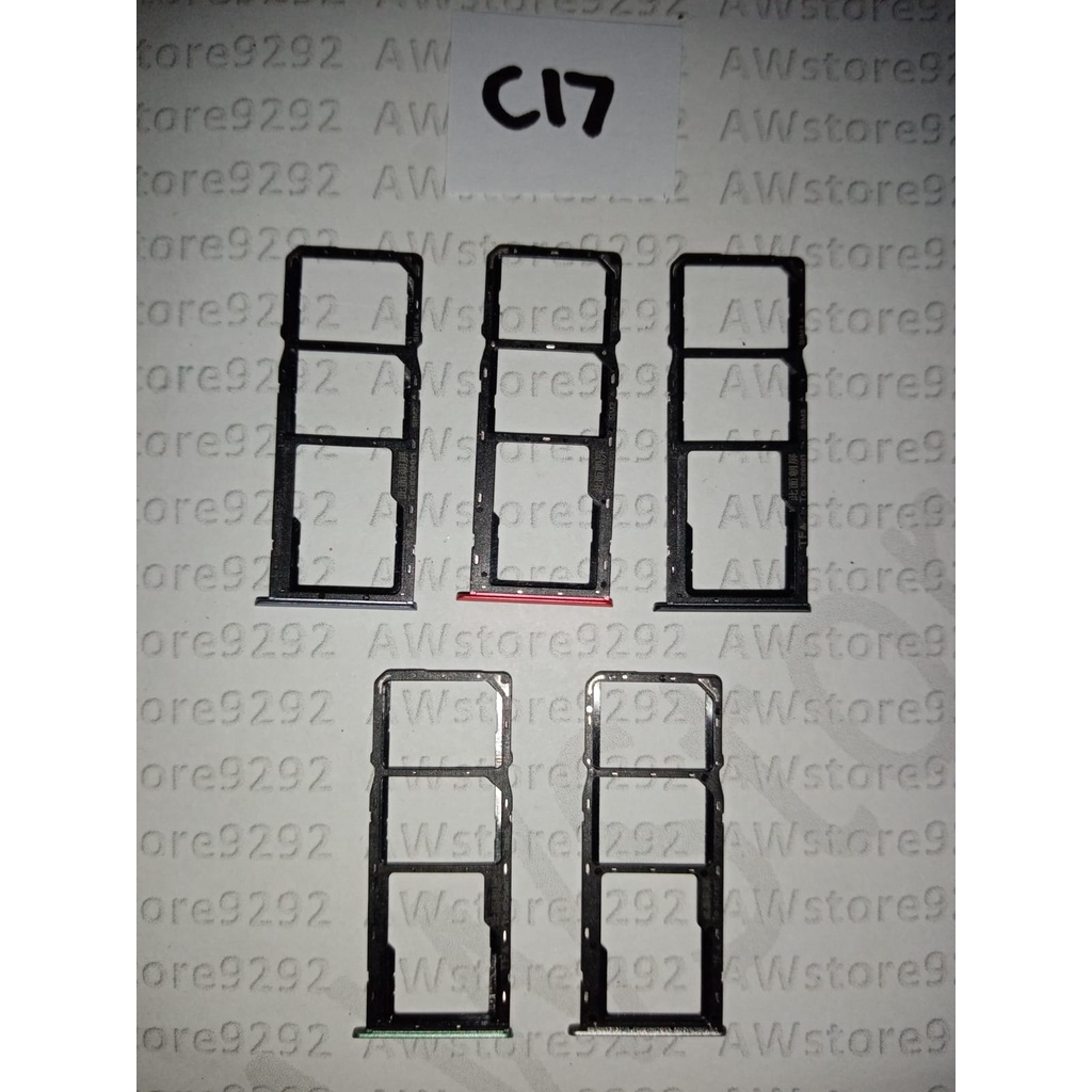 Slot Tempat Dudukan Kartu Simcard Sim card Lock Simtray Sim Tray REALME C17