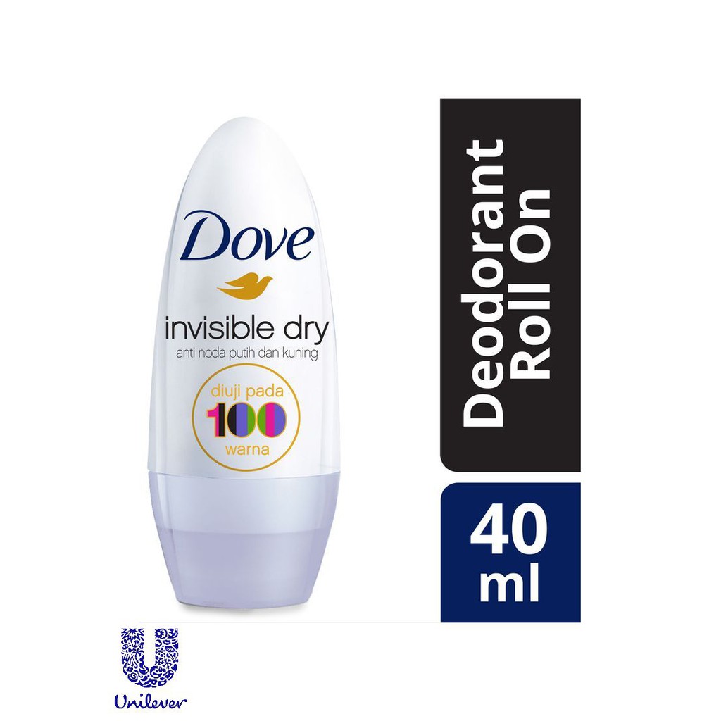 Dove Roll On Deodorant Invisible Dry 40ml