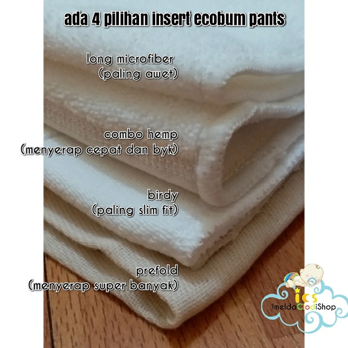 terlaris clodi ecobum pants pul insert long microfiber murah