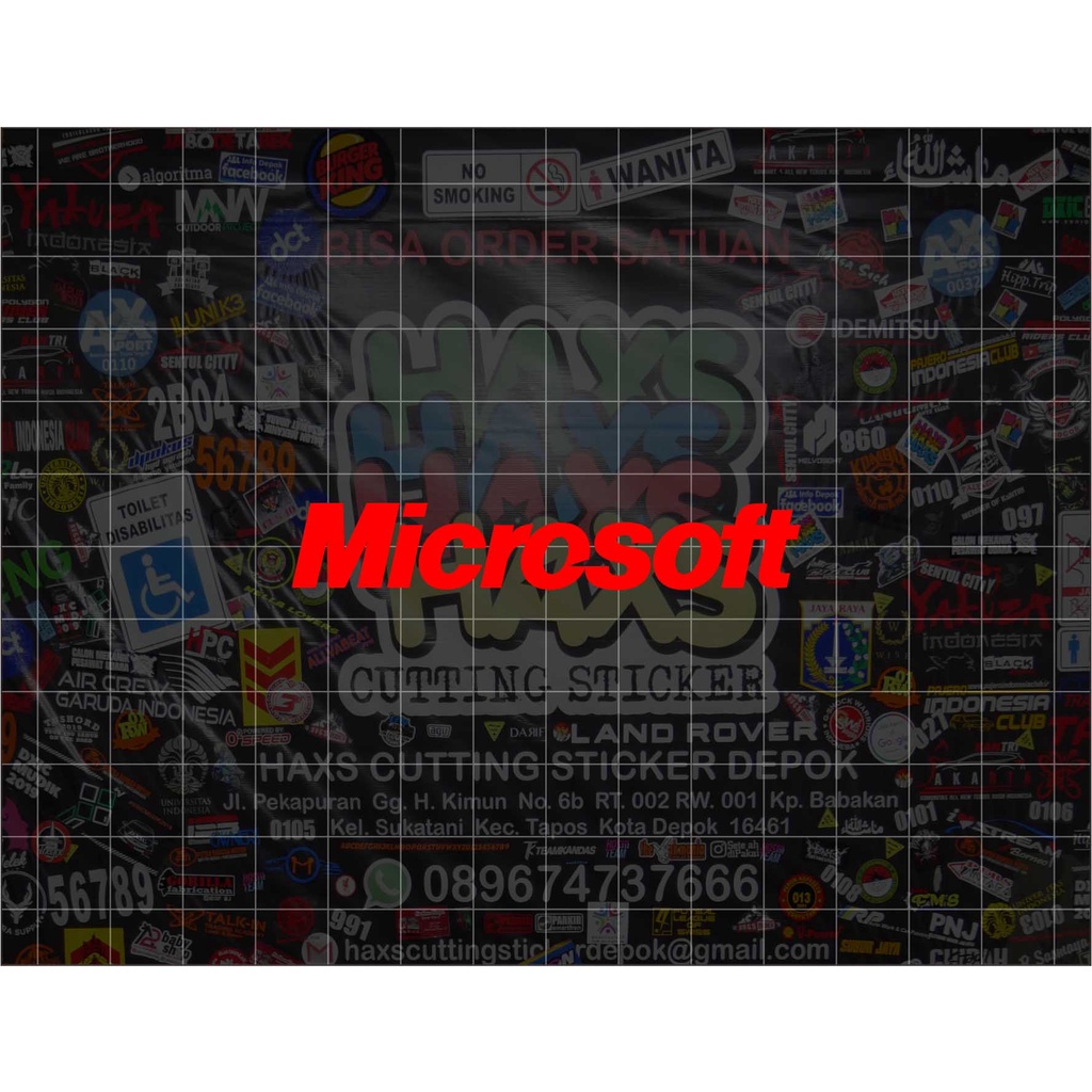 Cutting Sticker Microsoft