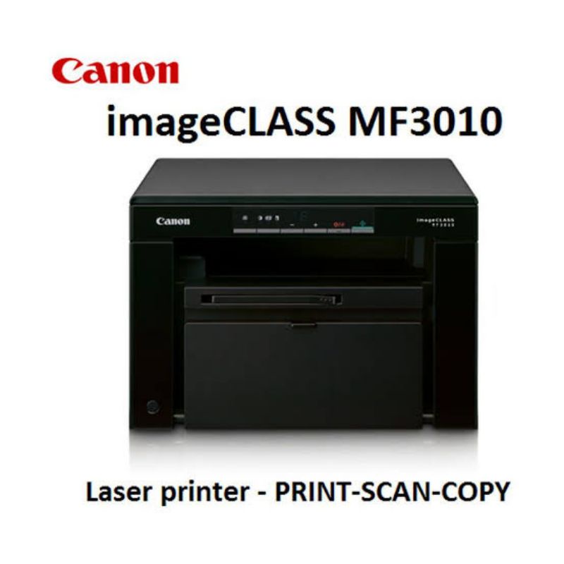 Printer Laser Canon imageCLASS MF3010 MF 3010 (Print Scan Copy)hitam putih