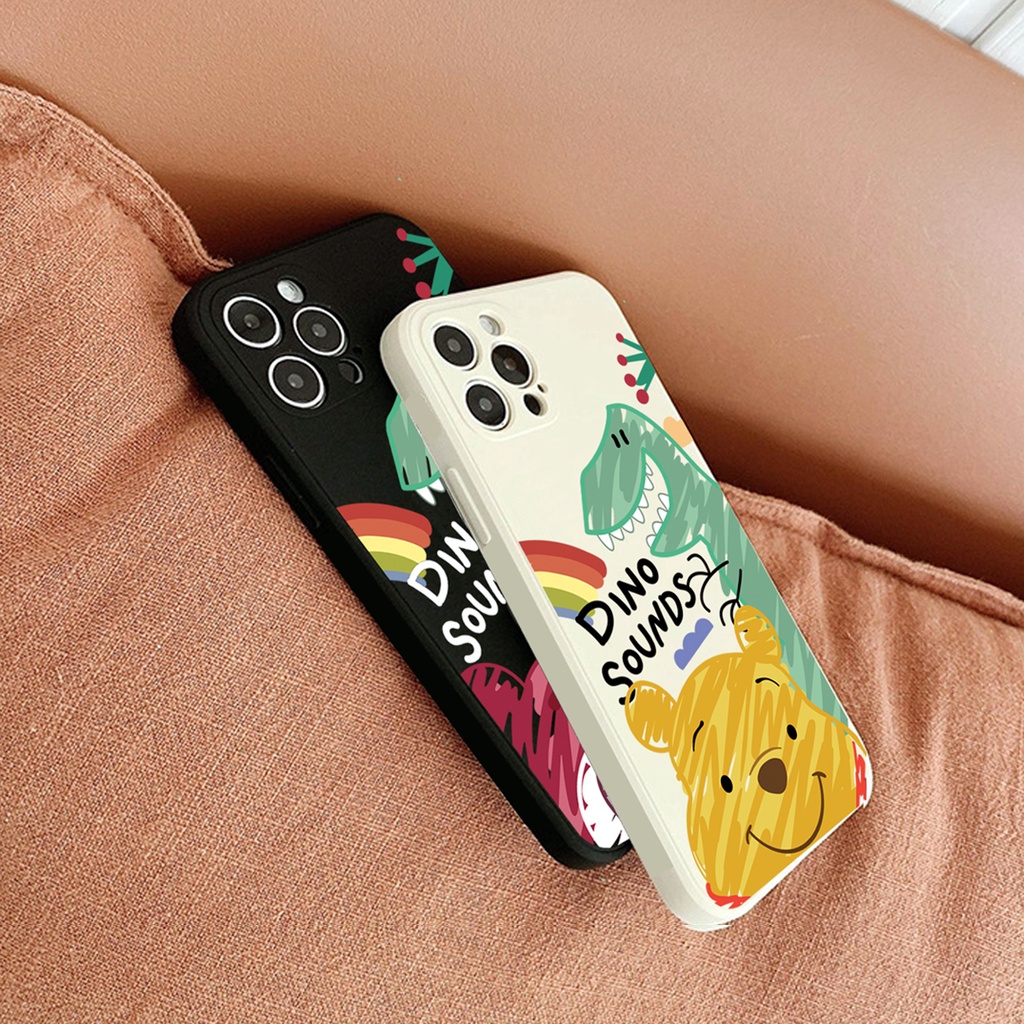 Soft Case Silikon Motif Dino untuk REALME 9 PRO 9 4G 9i 5 5 PRO 8i C11 C12 C15 C2 C20 C30 C31 C35 NARZO 50a 50A PRIME 50i 2020 2021 20 30A 7i C21 C21y C17 C25y 8 8 5G