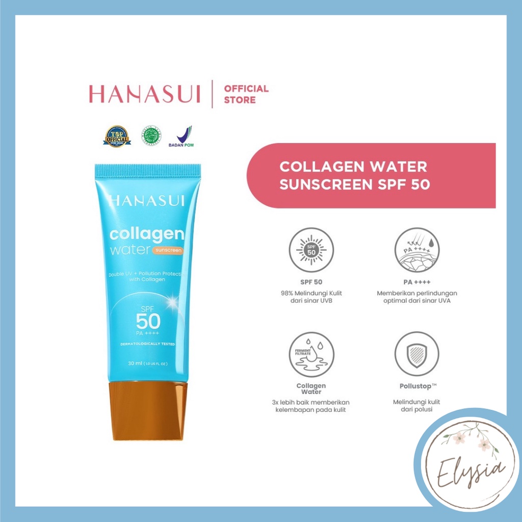 HANASUI Collagen Water Sunscreen SPF 50 | SPF 30 - 30ML