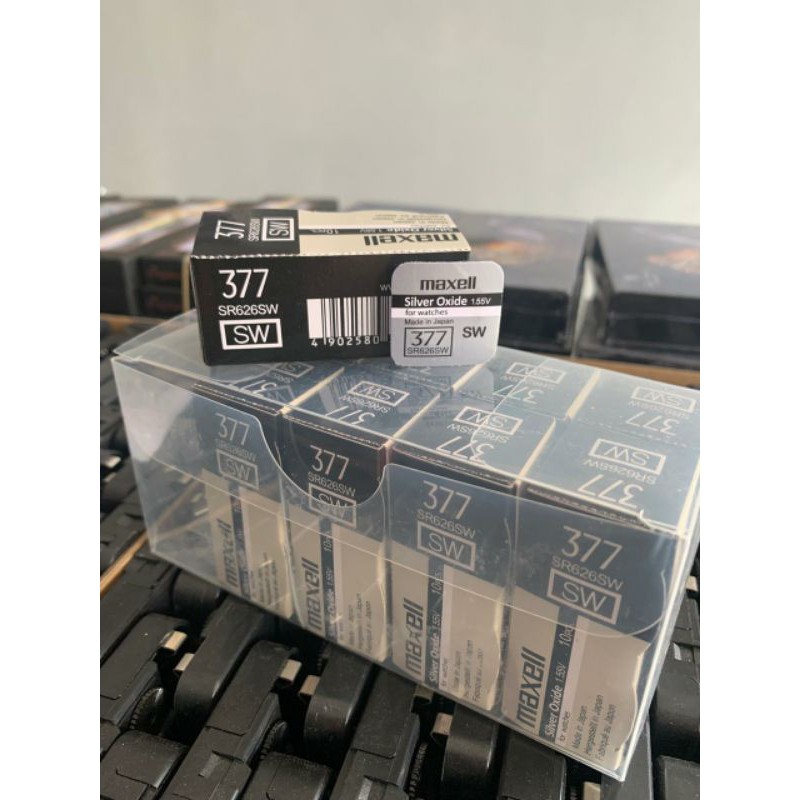 Batre jam tangan Original Baterai Original Maxell 377 Sr626sw