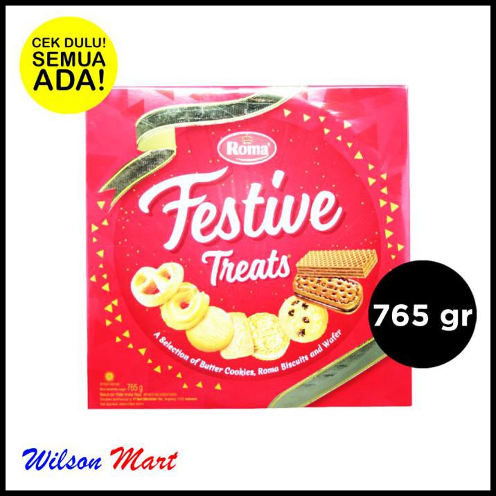 

Roma Festive Treats 765 Gram Biskuit Cookies Wafer Biscuits