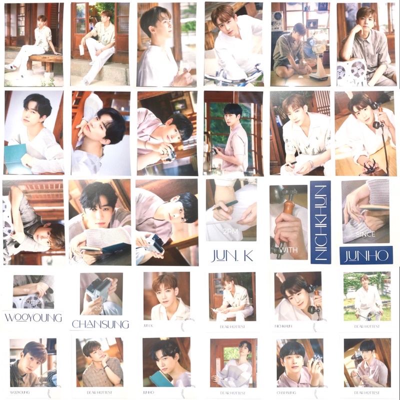 2PM - Jun.K Nichkhun Wooyoung Junho Chansung - Dear. Hottest since 2008 - 13th Anniversary Online Fa