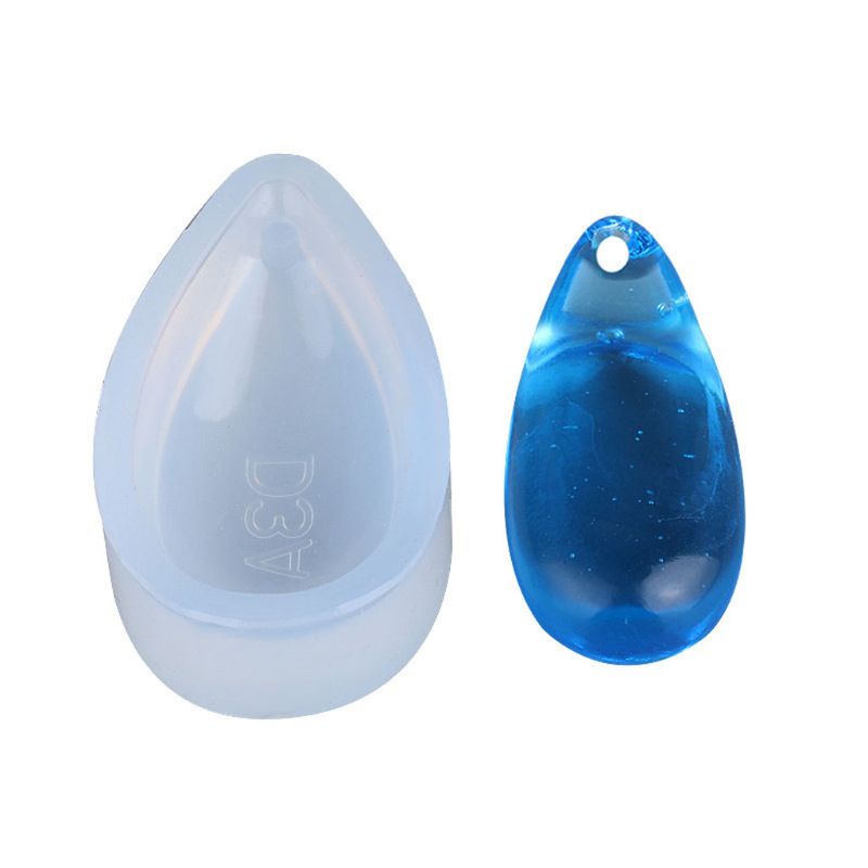 SIY  6Pcs 3 Shapes Teardrop DIY Earrings Necklace Pendant Mold Resin Casting Art Craft Epoxy Resin Jewelry Making Tools