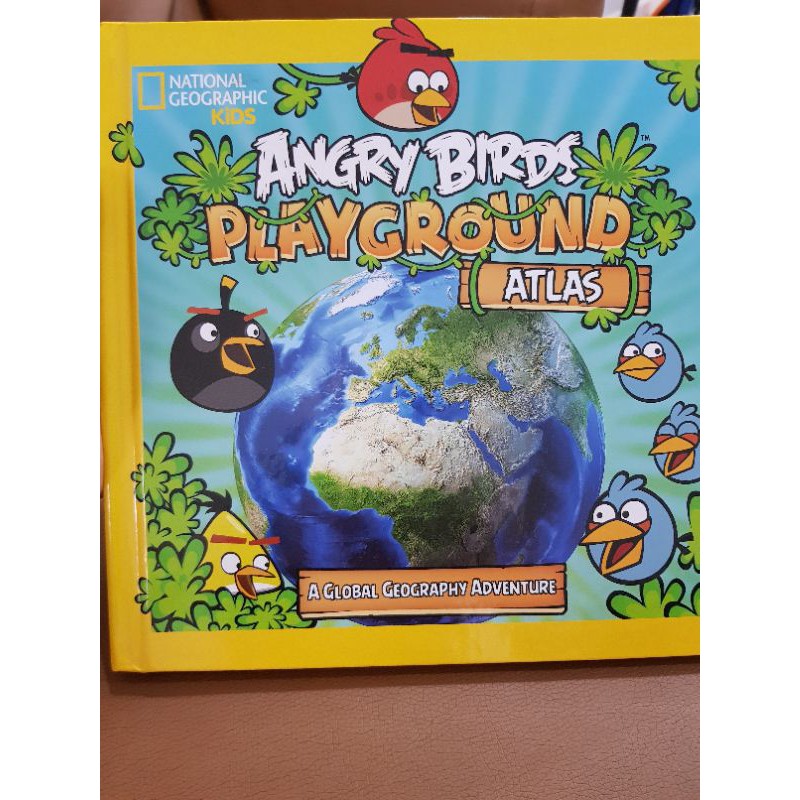 National Geographic Kids. Angry Birds Playground Atlas Book. Preloved