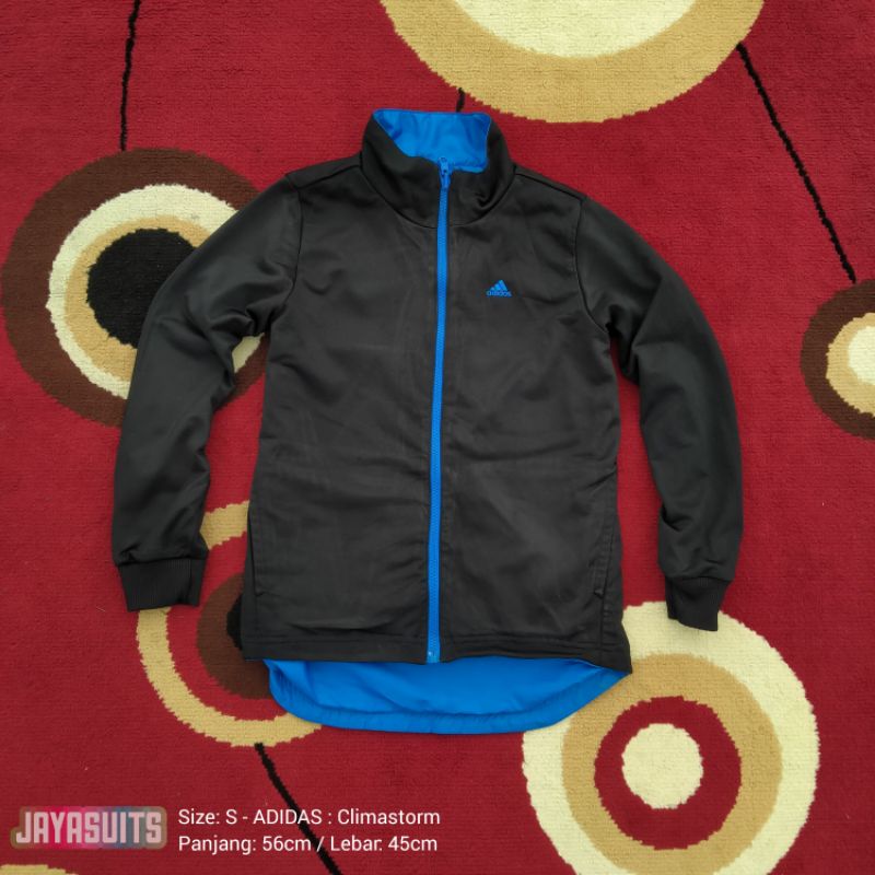 Jaket ADIDAS : Outdoor Biru Tracktop
