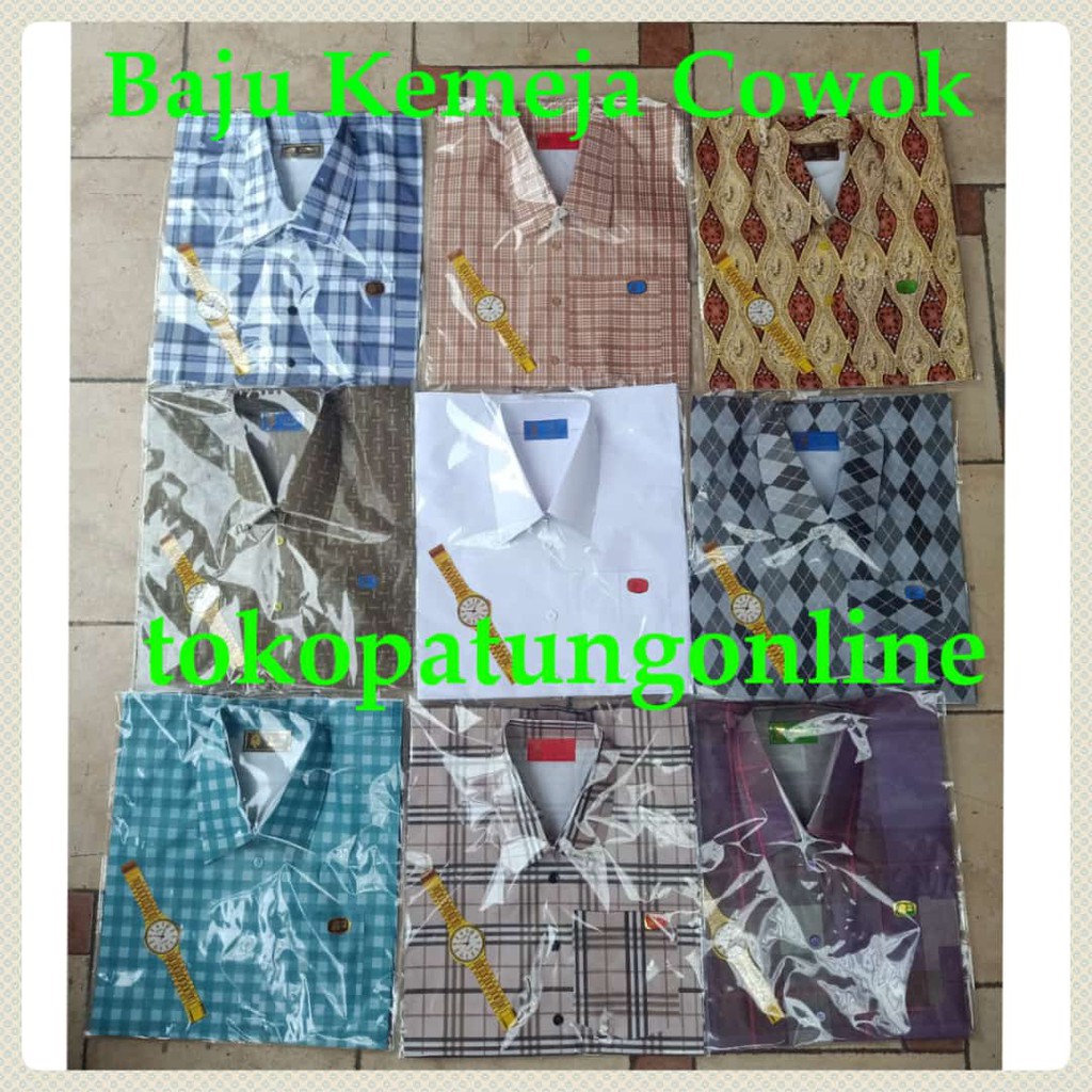 Baju Kertas Kemeja Cowok Sembahyang Chengbeng