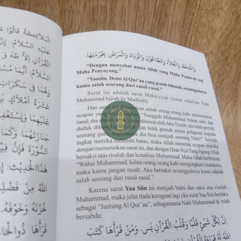 Tafsir Surat Yasin Terjemah Hamami Yasin - Mutiara Ilmu Publisher