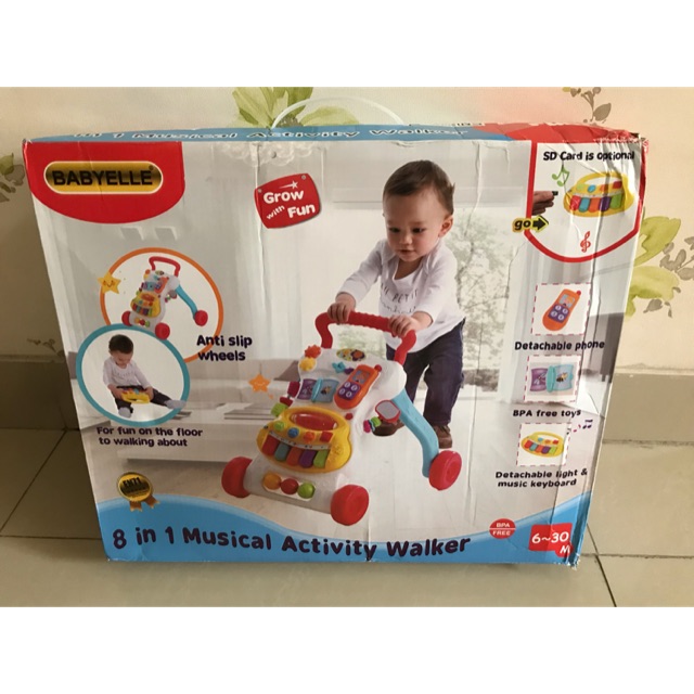 baby elle push walker