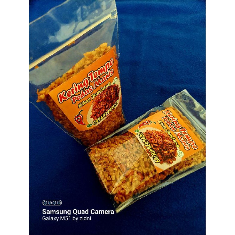

Kering Tempe Kacang 250gram Super Pedas
