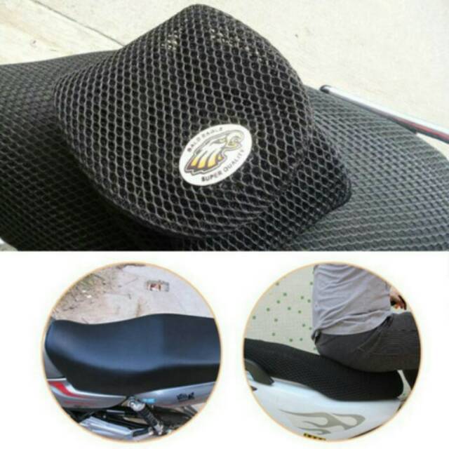 Jaring jok / cover tutup lapis motor anti panas vario 150 mio m3 fino scoopy vixion cb150