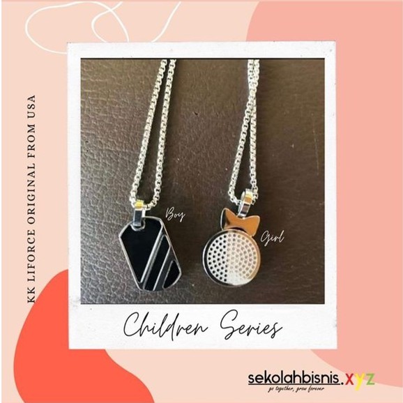 PROMO Kalung KK Liforce Anak (2 Pcs) Children Boy & Girl Anti Radiasi (USA)