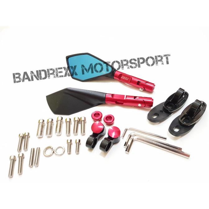 Spion Tomok V2 Rep.Rhizoma For Yamaha Aerox 155 - Merah